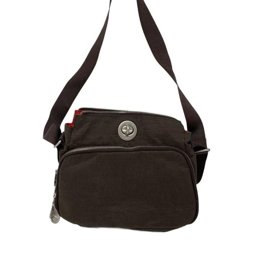 Baggallini Brown Crossbody Travel Purse Bag